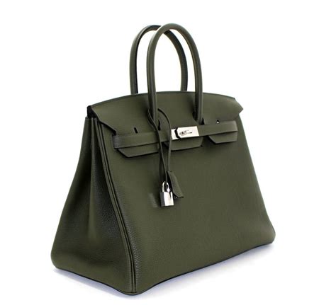 hermes birkin vert olive|HERMES Togo Birkin 35 Vert Olive 447522.